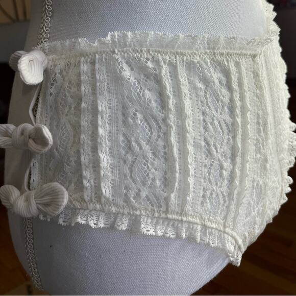 Victoria’s Secret panty knit pattern size large cream - Picture 1 of 4